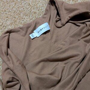 Bumpsuit The Brigitte Dress in Tan/Nude Size Medium
